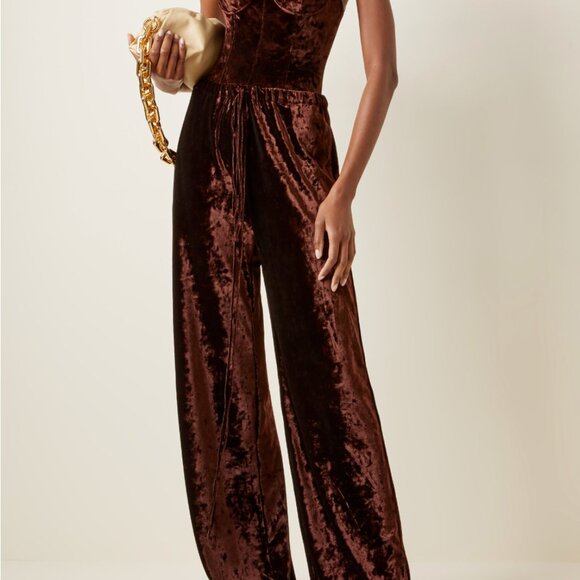 LaQuan Smith Crushed Velvet Bodysuit *NWT* - Picture 3 of 6